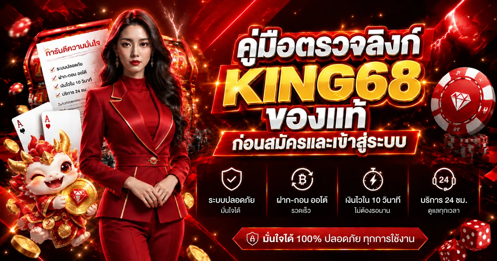 KING68 | วิธีตรวจลิงก์แท้ก่อนสมัครและเข้าสู่ระบบ